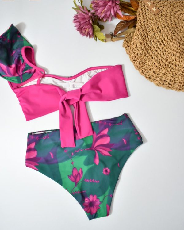 Bikini Green pink - Image 5