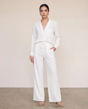 Pantalón Largo Grecia Blanco